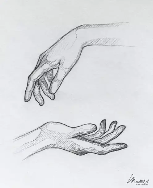 Hands Sketch Easy