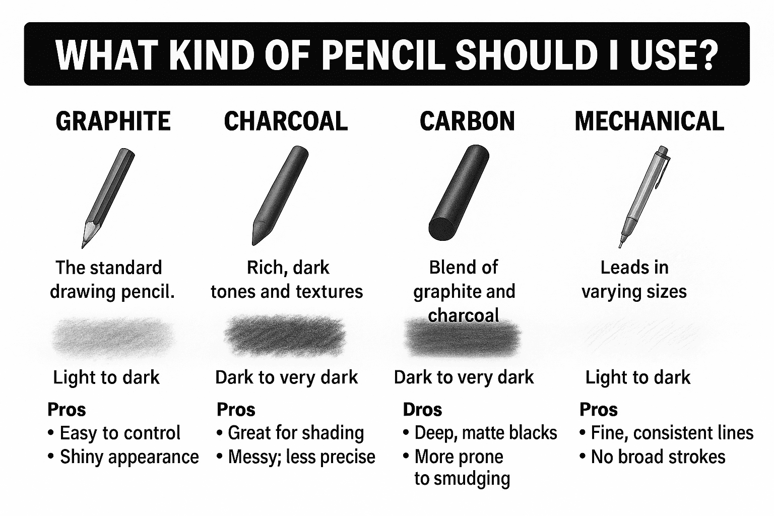 what kind of pencil should I use?