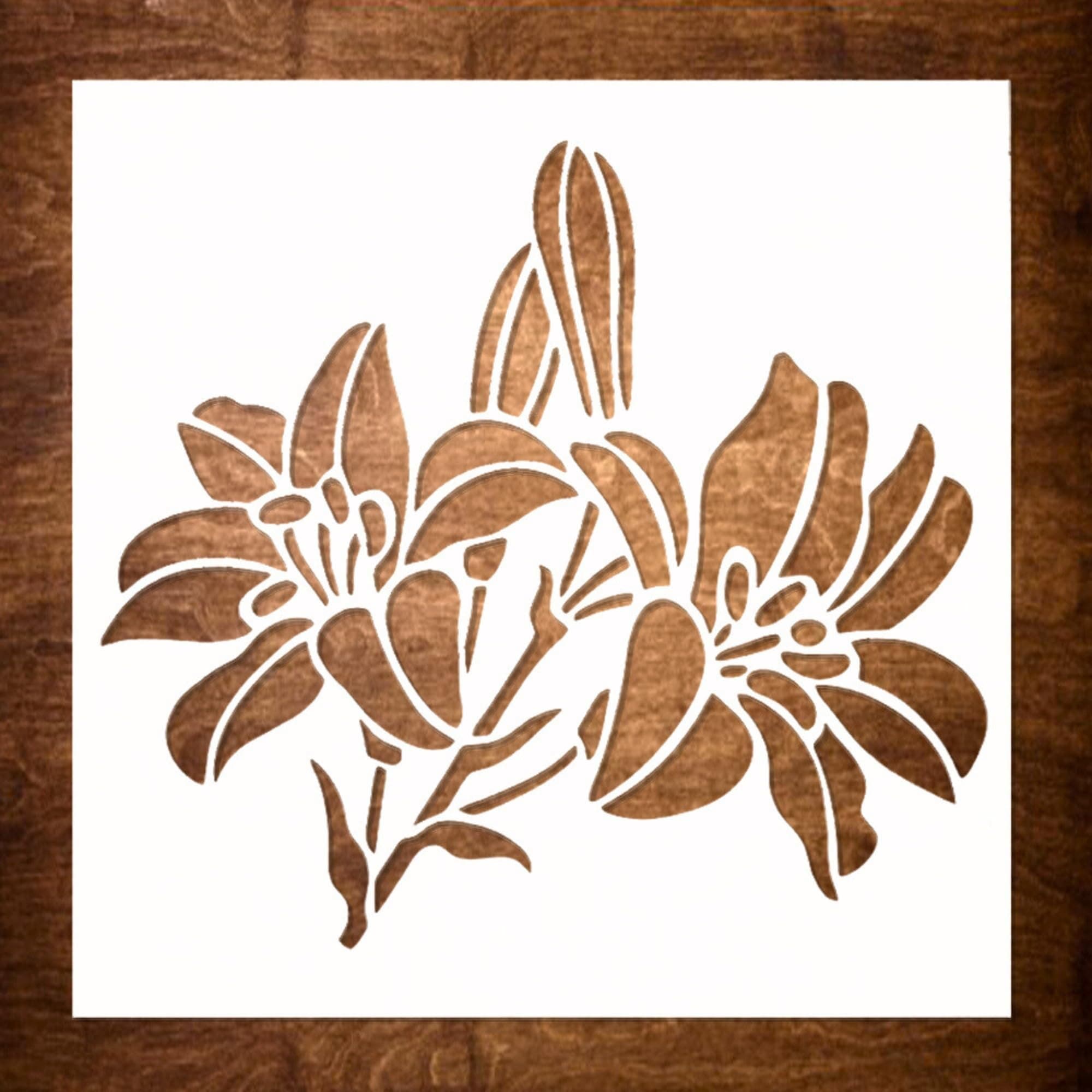 Canvas Stencil Painting