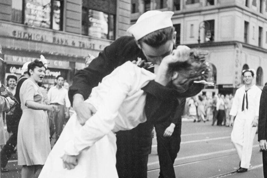 V-J Day in Times Square by Alfred Eisenstaedt
