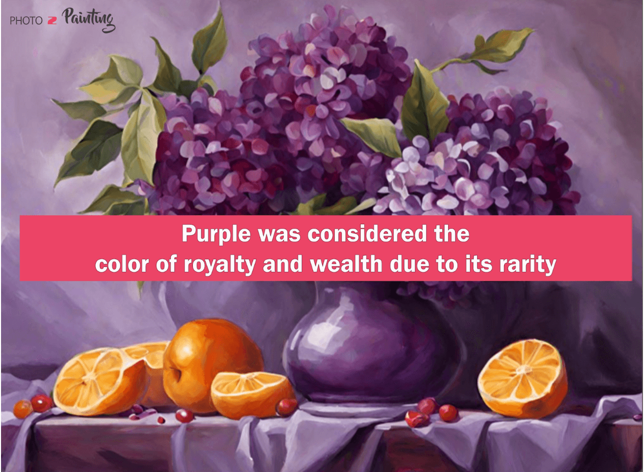 Purple Being the Most Expensive Oil Paint in the Past