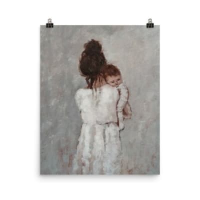 Mother and Child Mini Canvas