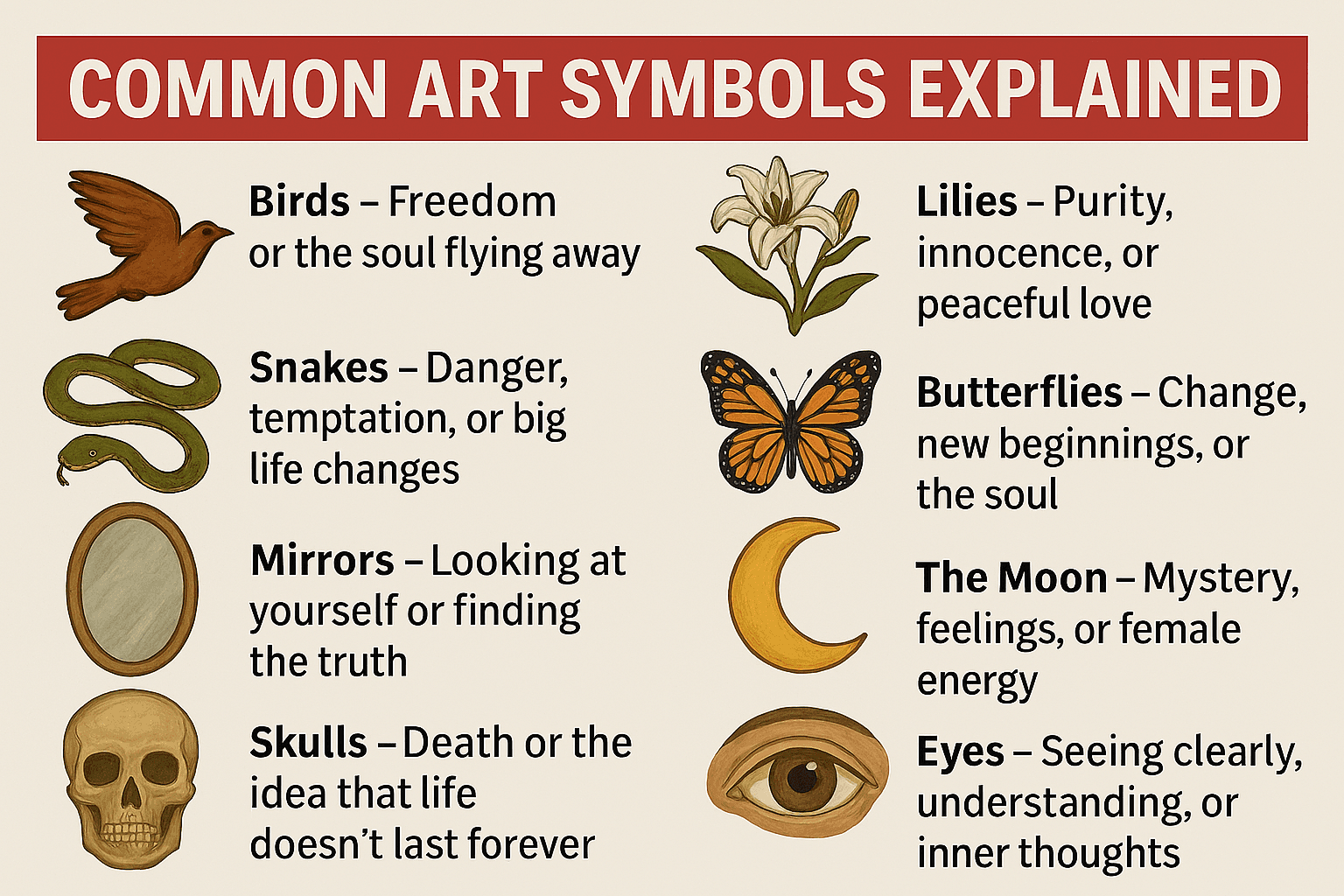 Common art symbols explained