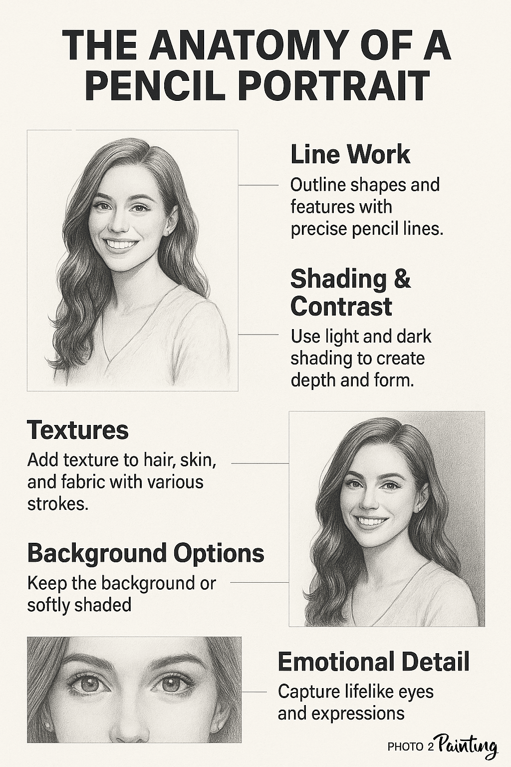 The anatomy of a pencil portrait