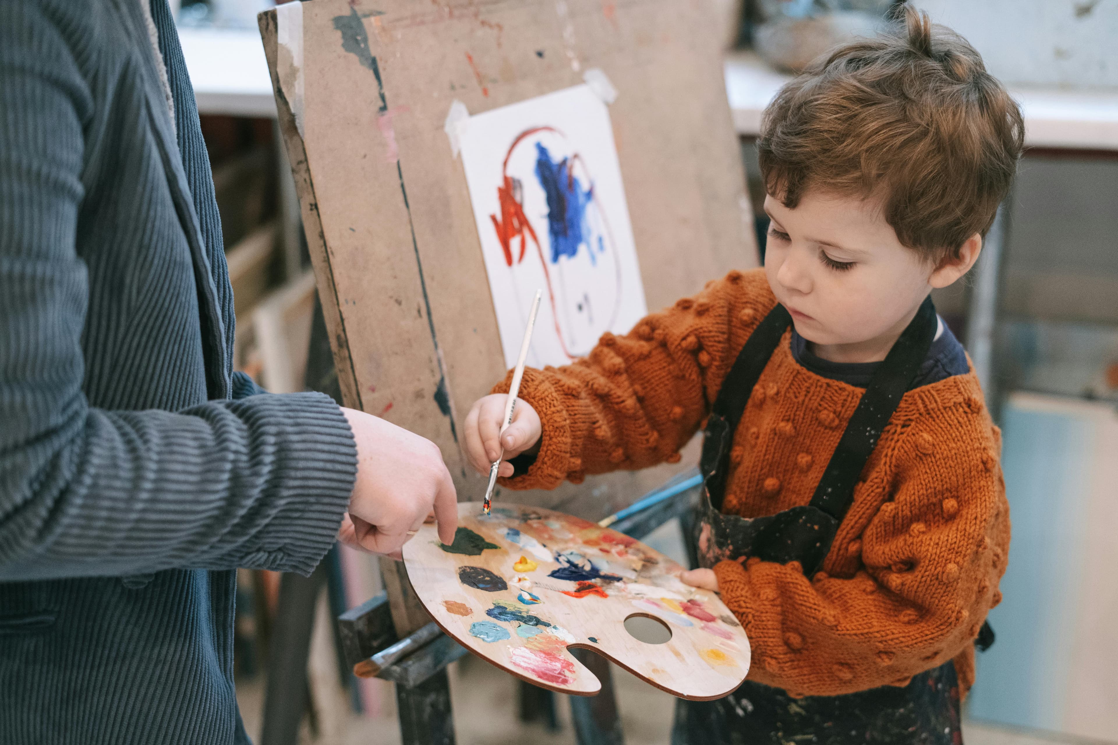 Kid Painting with Oils - Is Oil Painting Toxic?