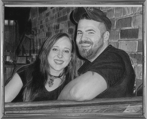 Final Custom Couple Charcoal Portrait