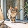 Acrylic Cat Portrait from Photo