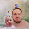 Children Oil Portrait from Photo