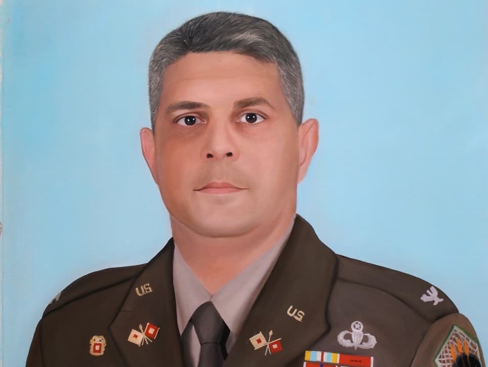 custom pet portrait from a photo - orange cat painting