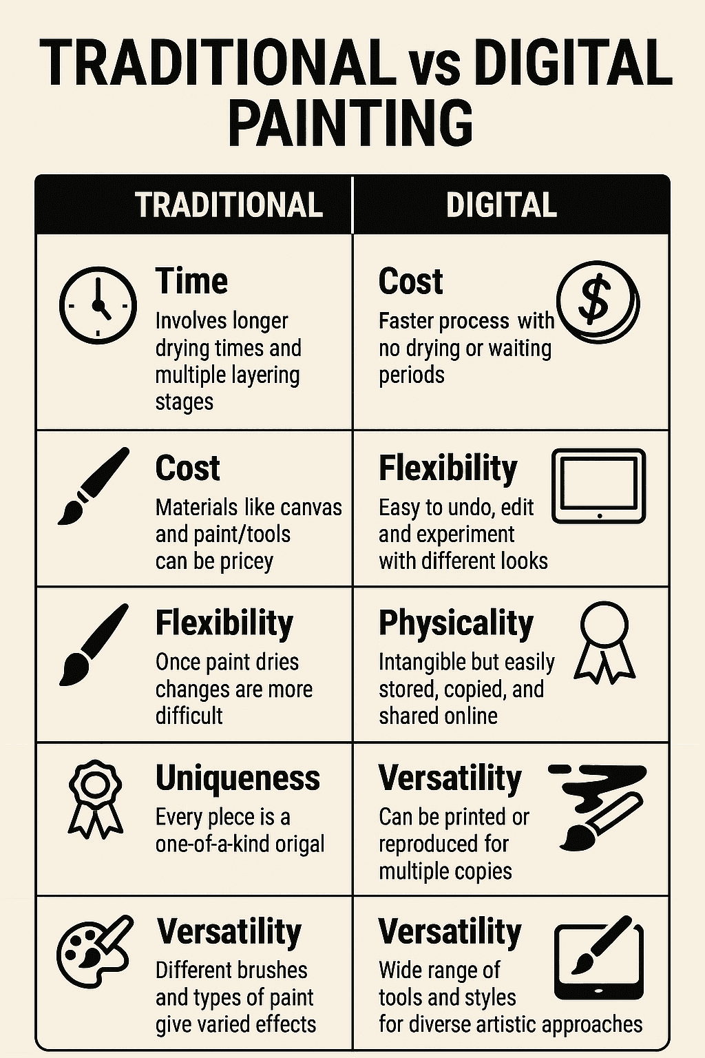 Traditional vs Digital Painting