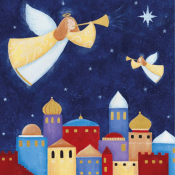 Angels Flying Over Bethlehem