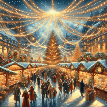 Christmas Market Scene