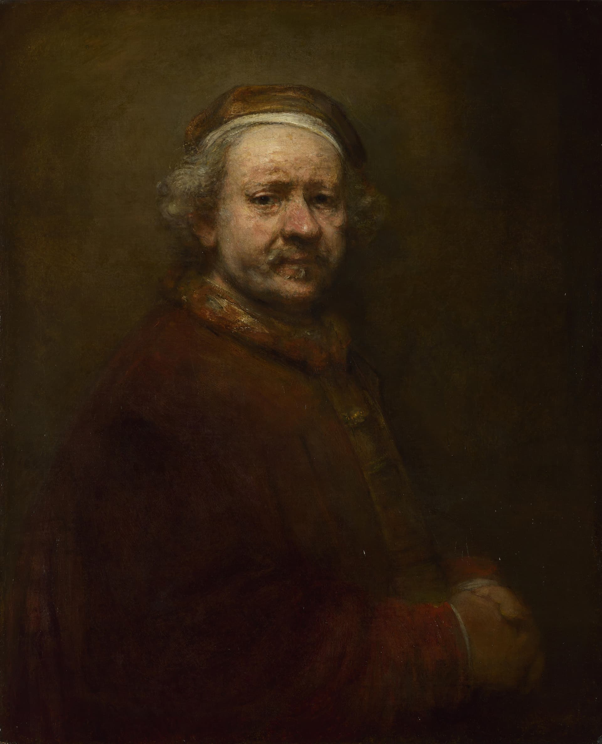 Rembrandt’s Self-Portrait at the Age of 63 (1669)