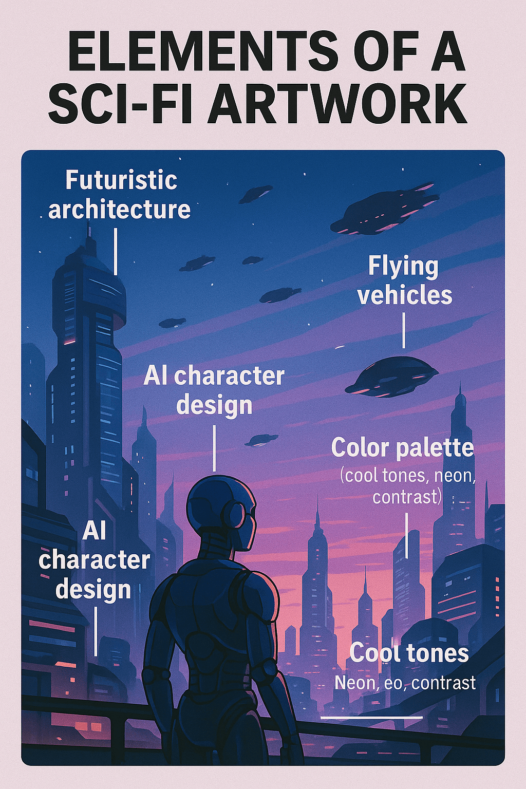 Elements of a Sci-Fi Artwork