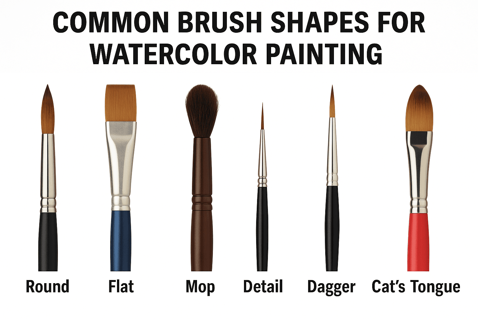 Common Brush Shapes