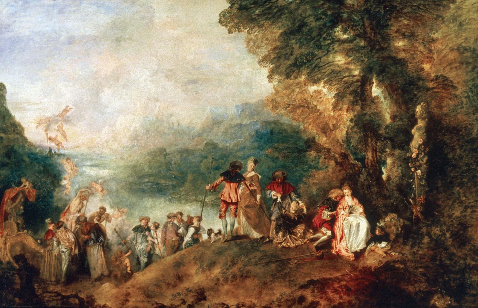 Pilgrimage to Cythera by Jean-Antoine Watteau