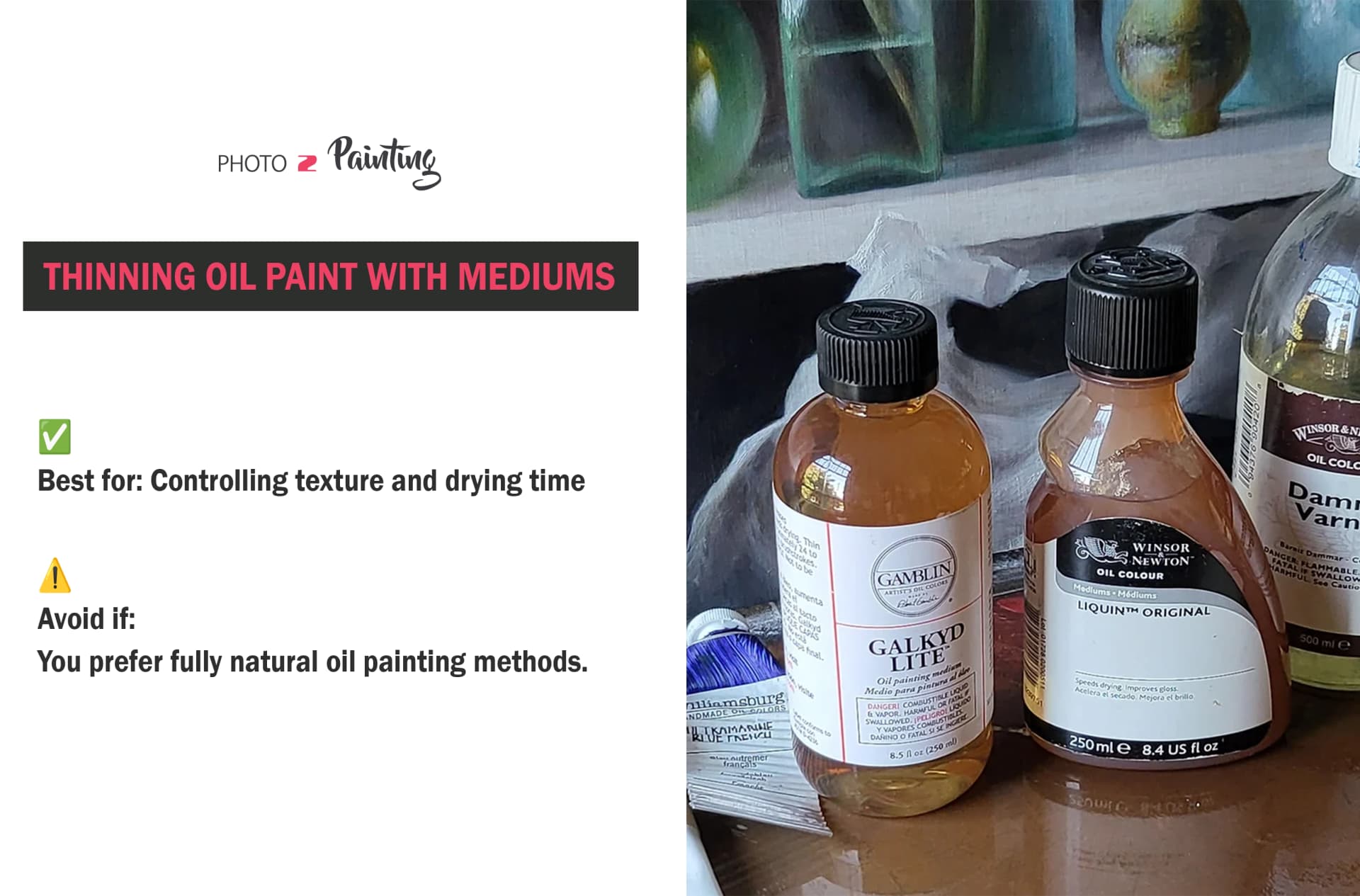 Thinning Oil Paint with Mediums