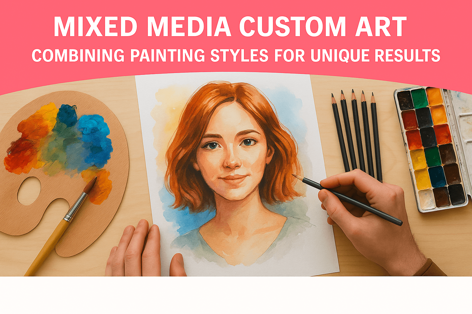 Mixed Media Custom Art: Combining Painting Styles for Unique Results