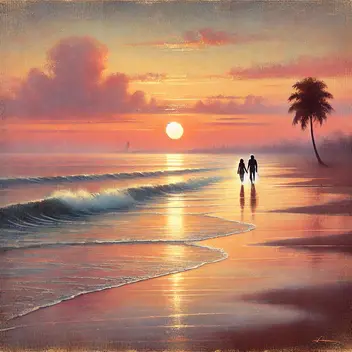 Custom Portrait of His Favorite Memory - Anniversary Painting Ideas