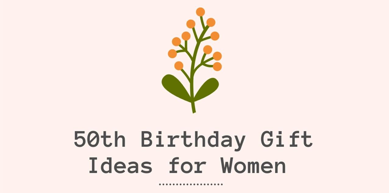 50th Birthday Gift Ideas for Women - Cover Image