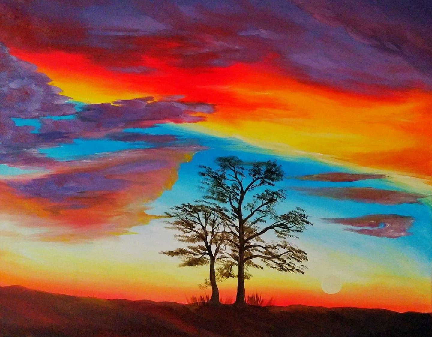 Oil Painting of a Landscape