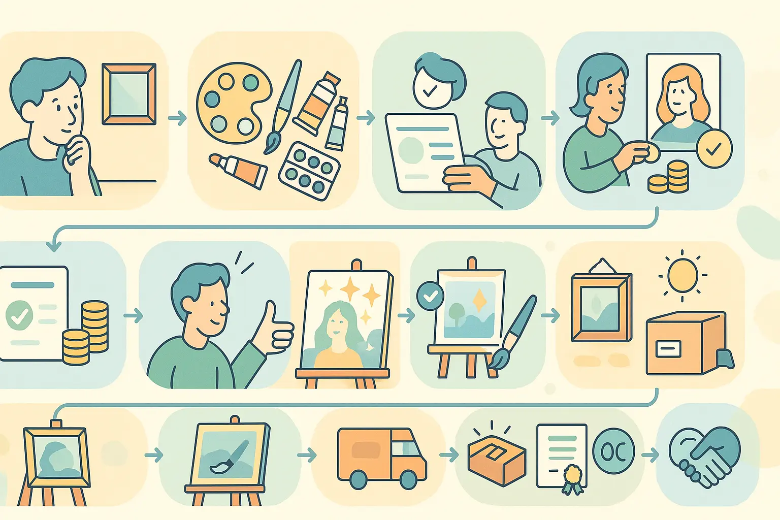 The Process of Commissioning Art