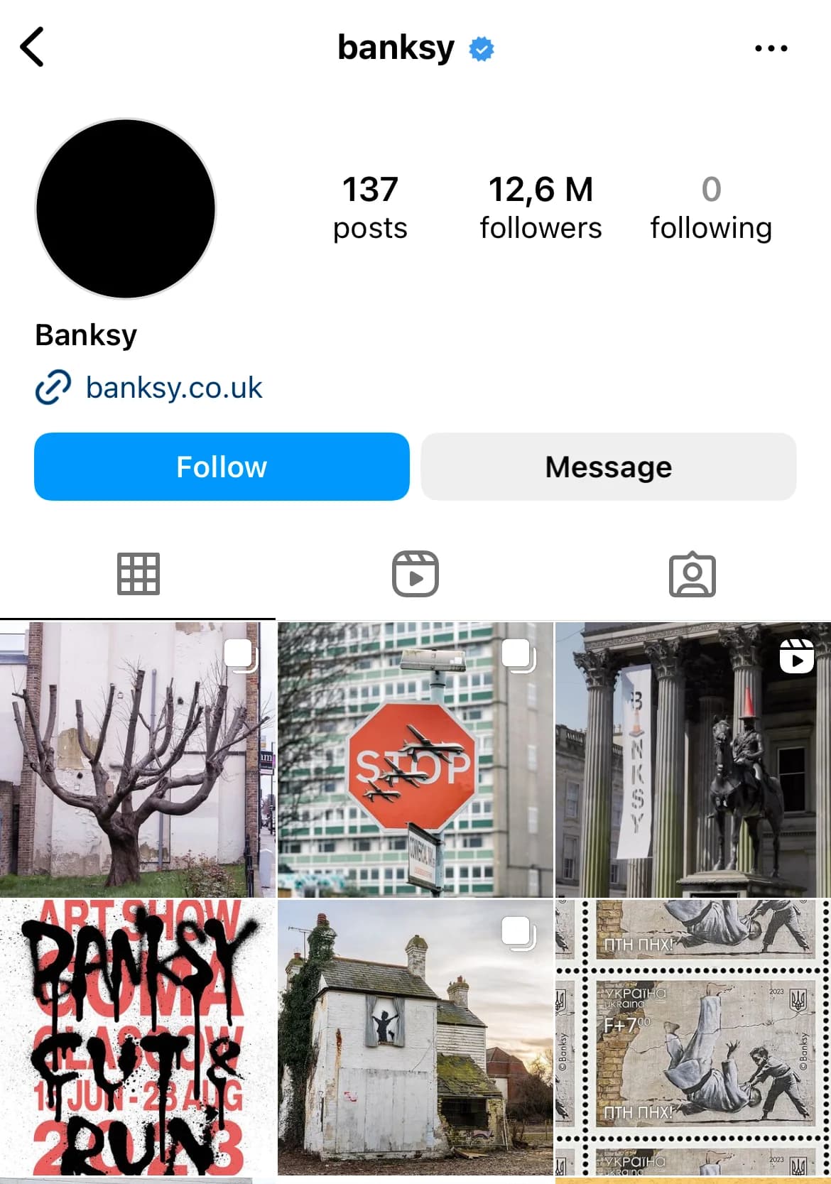 Banksy Instagram
