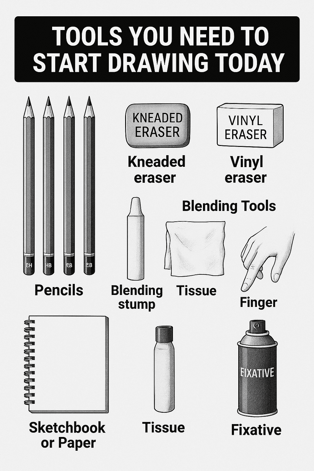 Tools you need to start drawing today