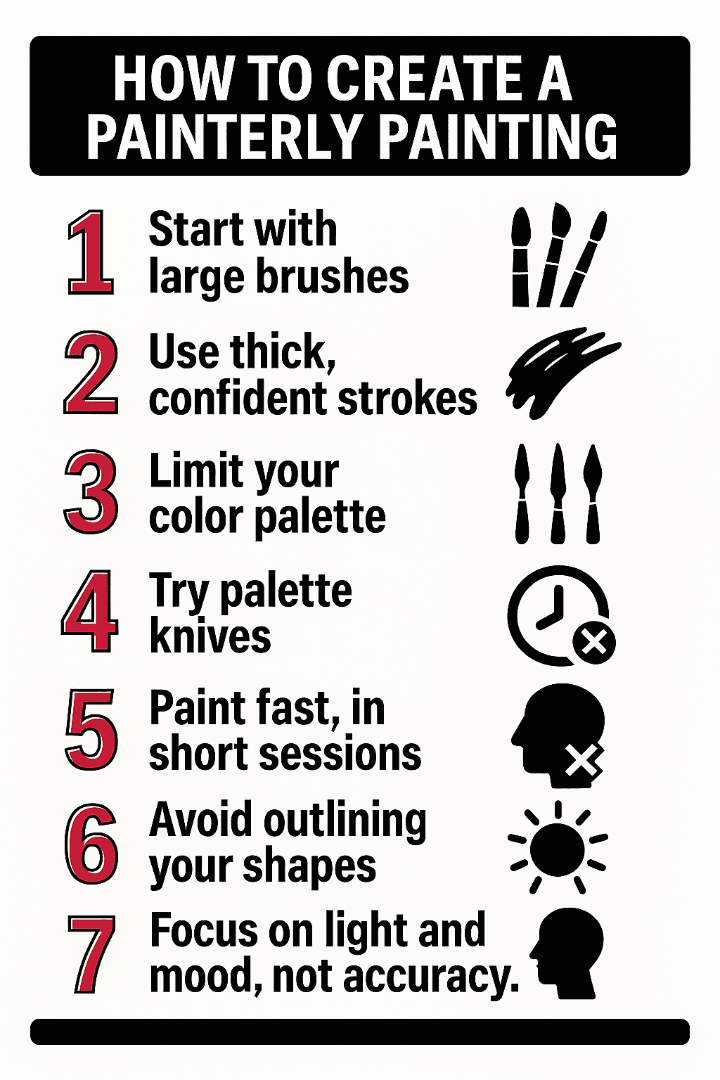 How to Create a Painterly Painting Yourself