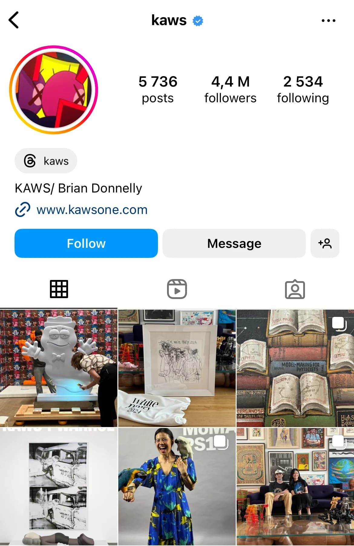 Brian Donnelly Instagram