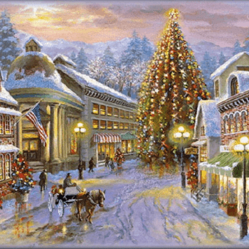 Christmas Morning in a Village