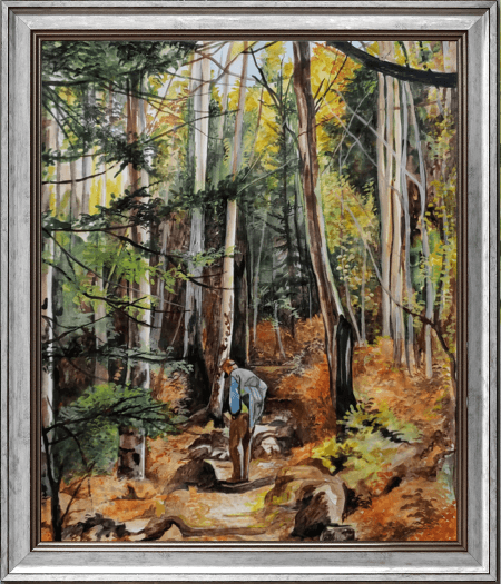 Final Landscape Color Pencil Drawing