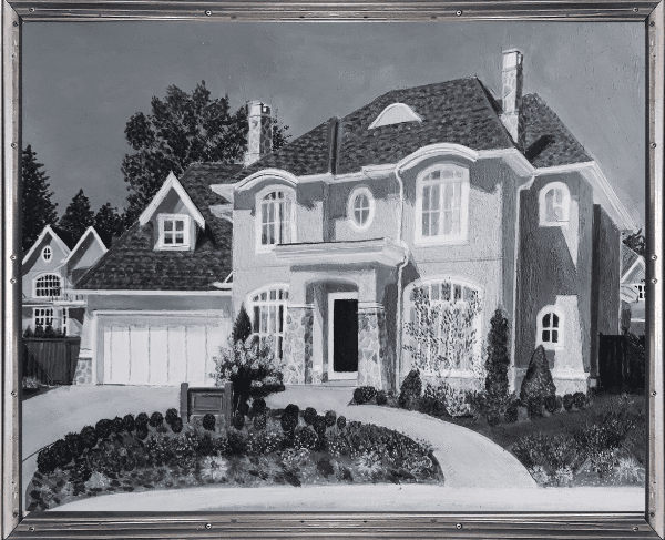 Pencil Landscape Drawing from Photo'