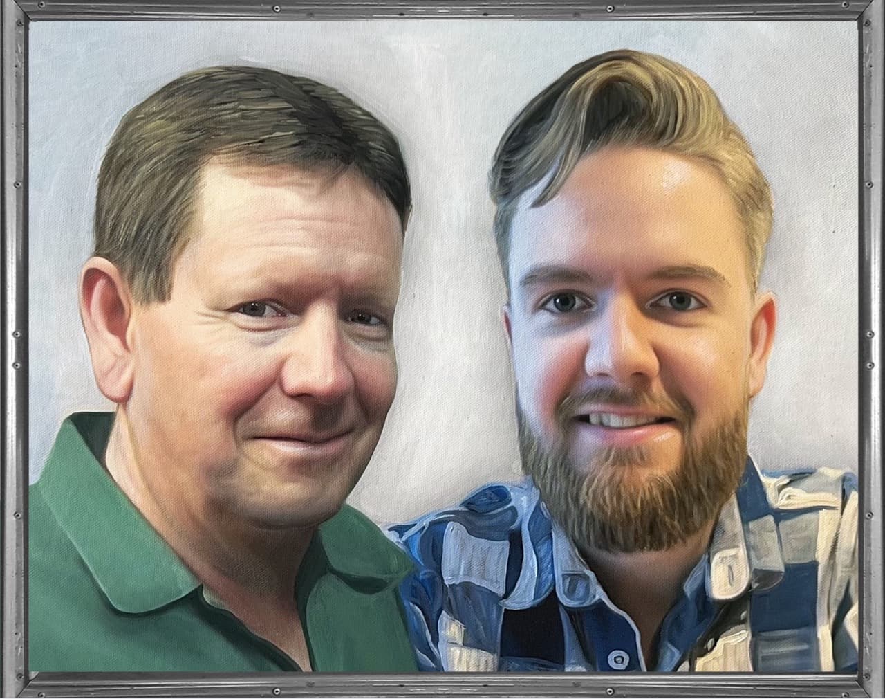 Custom oil painting from a photo