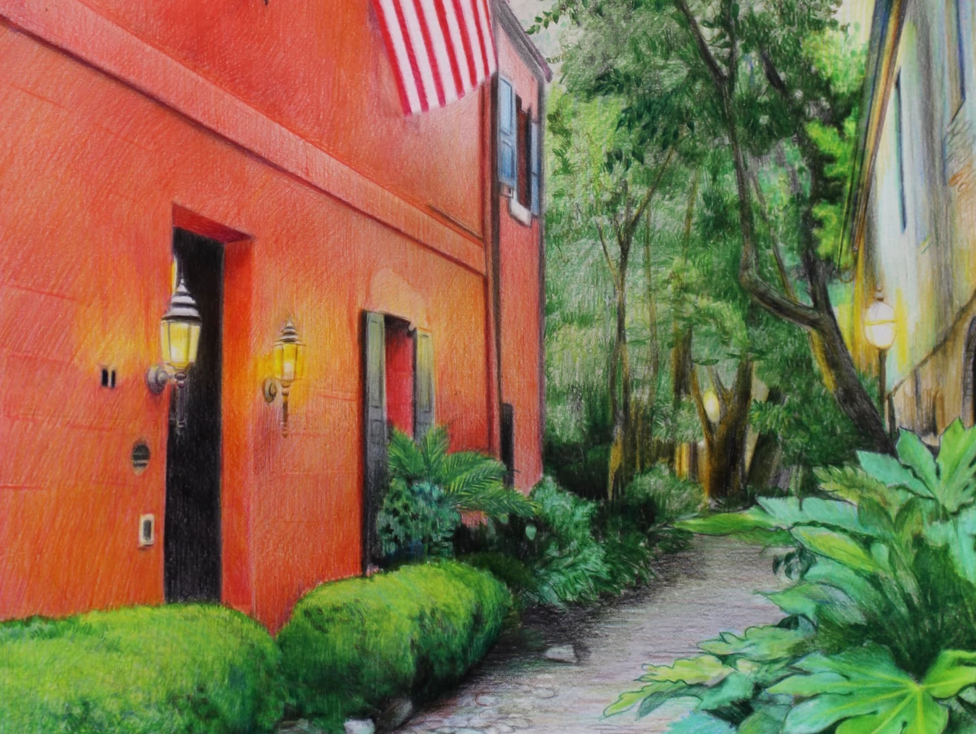 House Portrait Final Painting